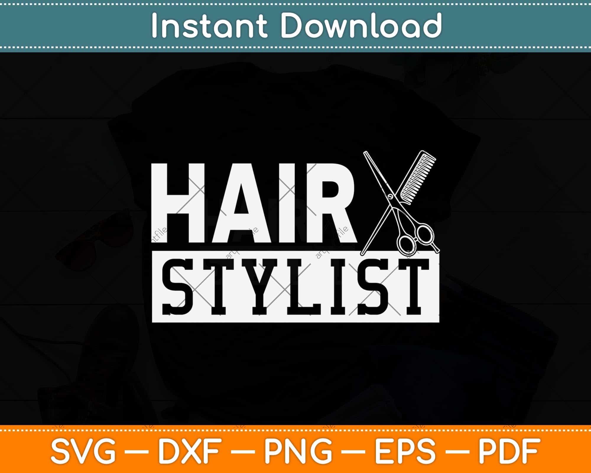 Scissors Monogram Frames for Hairdresser Hair Salon svg png dxf eps  Chameleon Cuttables LLC | Chameleon Cuttables LLC