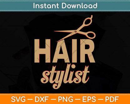 Hairdresser Scissors Hair Salon Hair Stylist Hairstylist Svg Png Dxf Digital Cutting File