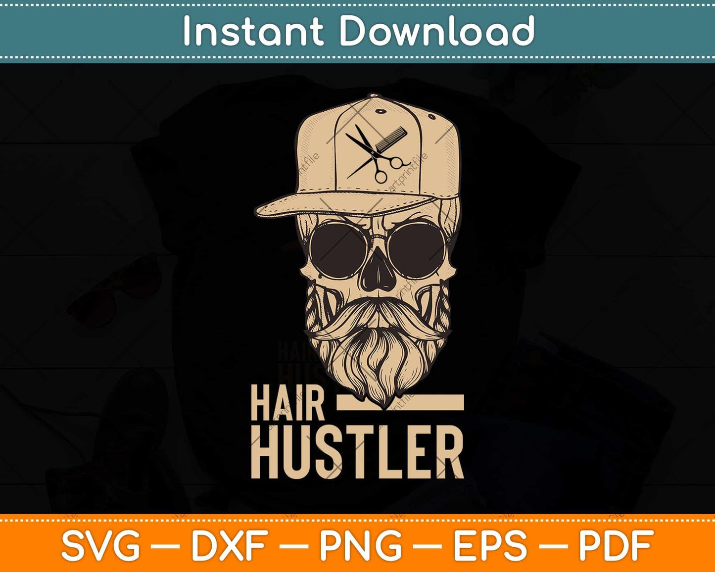 Hairdresser Stylist Hairstyle Hair Hustler Hair Stylist Svg Png Dxf Digital Cutting File