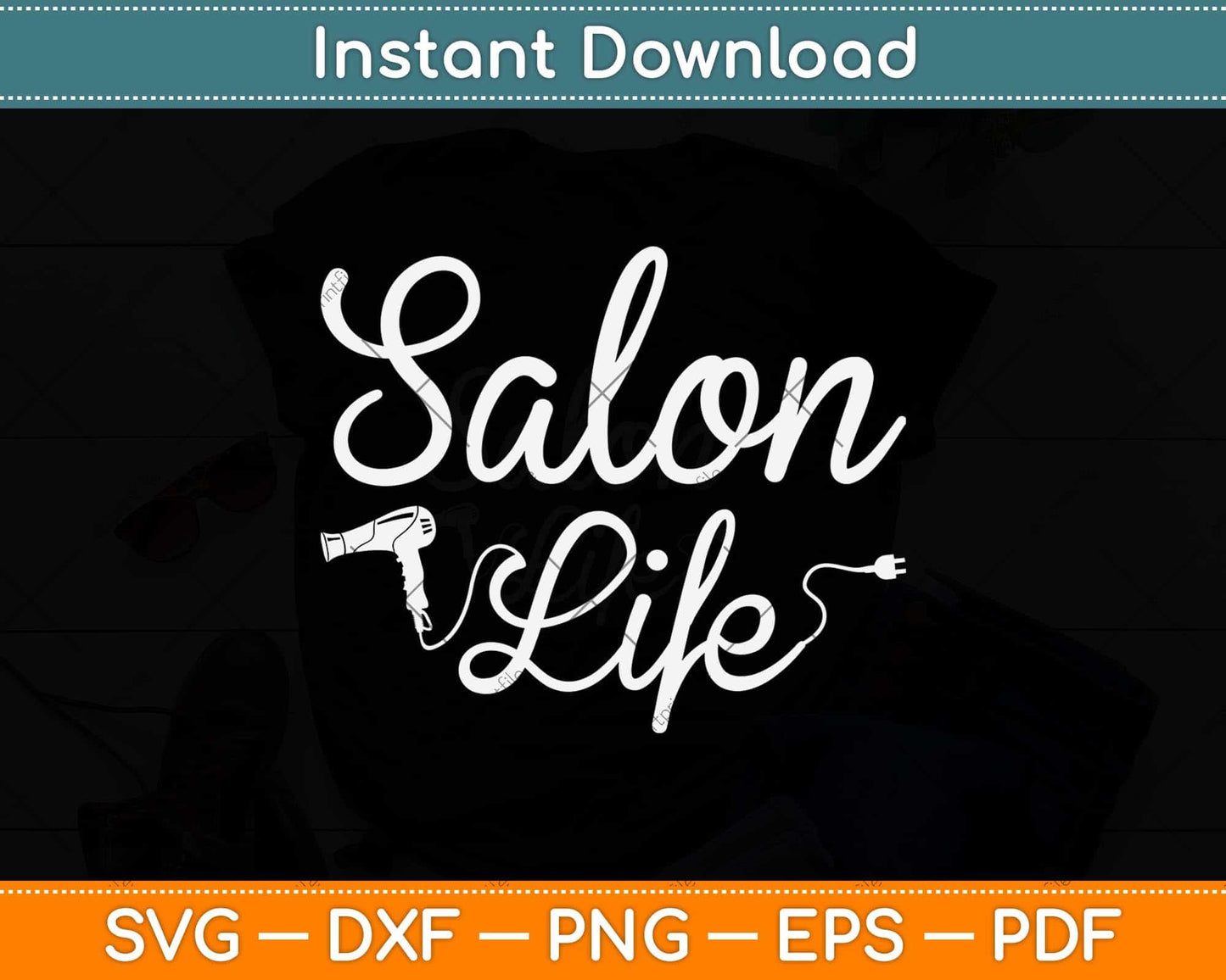 Hairdresser Stylist - Hairstyle Hair Salon Hairstylist Svg Png Dxf Digital Cutting File