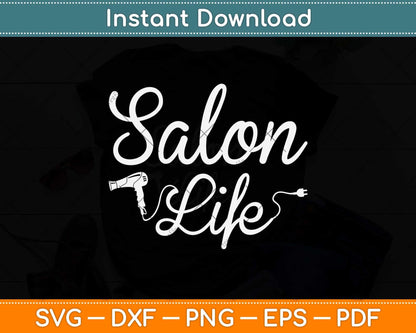 Hairdresser Stylist - Hairstyle Hair Salon Hairstylist Svg Png Dxf Digital Cutting File