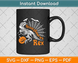 Halloween Dinosaur Skeleton Svg Png Dxf Digital Cutting File