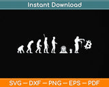 Halloween Evolution of money crypto Bitcoin Svg Png Dxf Digital Cutting File