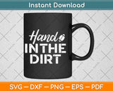 Hand In The Dirt Football Lineman Svg Png Dxf Digital Cutting File