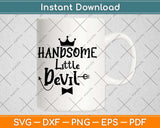 Handsome Little Devil Halloween Svg Png Dxf Digital Cutting File