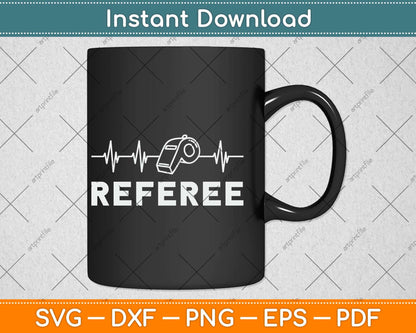 Heartbeat Referee Svg Png Dxf Digital Cutting File