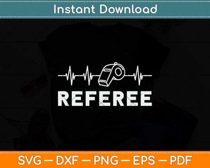 Heartbeat Referee Svg Png Dxf Digital Cutting File