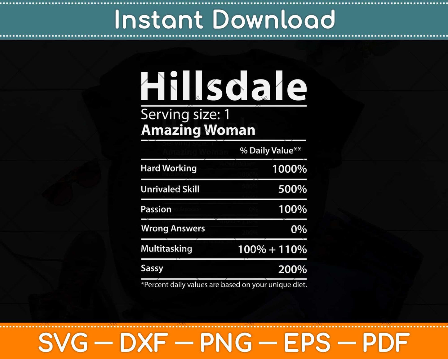 Hillsdale Girl Nj New Jersey Funny City Home Roots Usa Svg Png Dxf Digital Cutting File