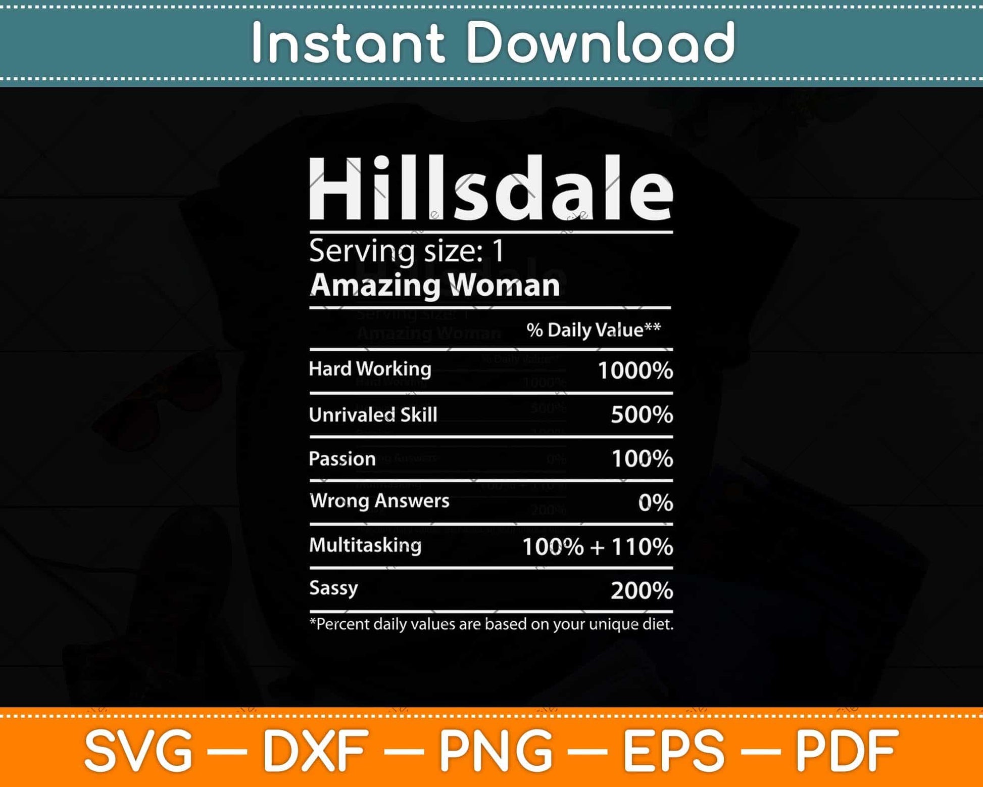 Hillsdale Girl Nj New Jersey Funny City Home Roots Usa Svg Png Dxf Digital Cutting File