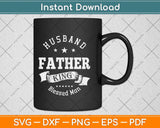 Husband Father King Gift Blessed Man Black Pride Dad Svg Png Dxf Digital Cutting File