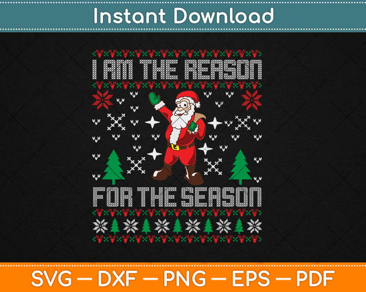 I am The Reason For The Season Svg Design Cricut Printable Cutting Files