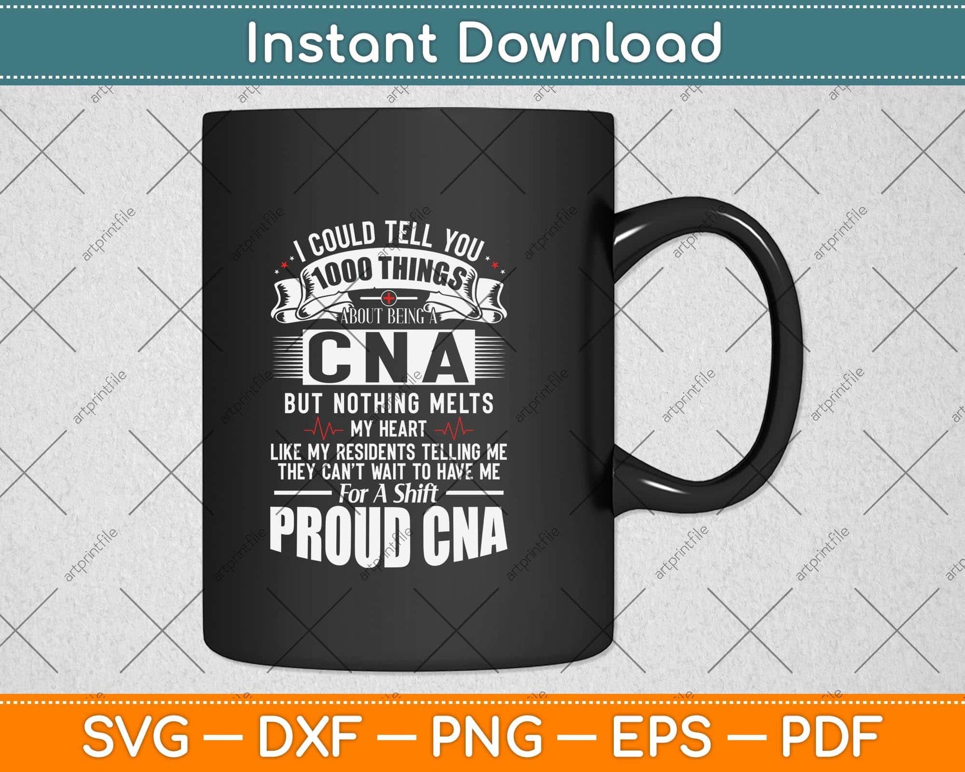 I Could Tell You 1000 Things About Being A Funny CNA Svg Png Dxf Digital Cutting File