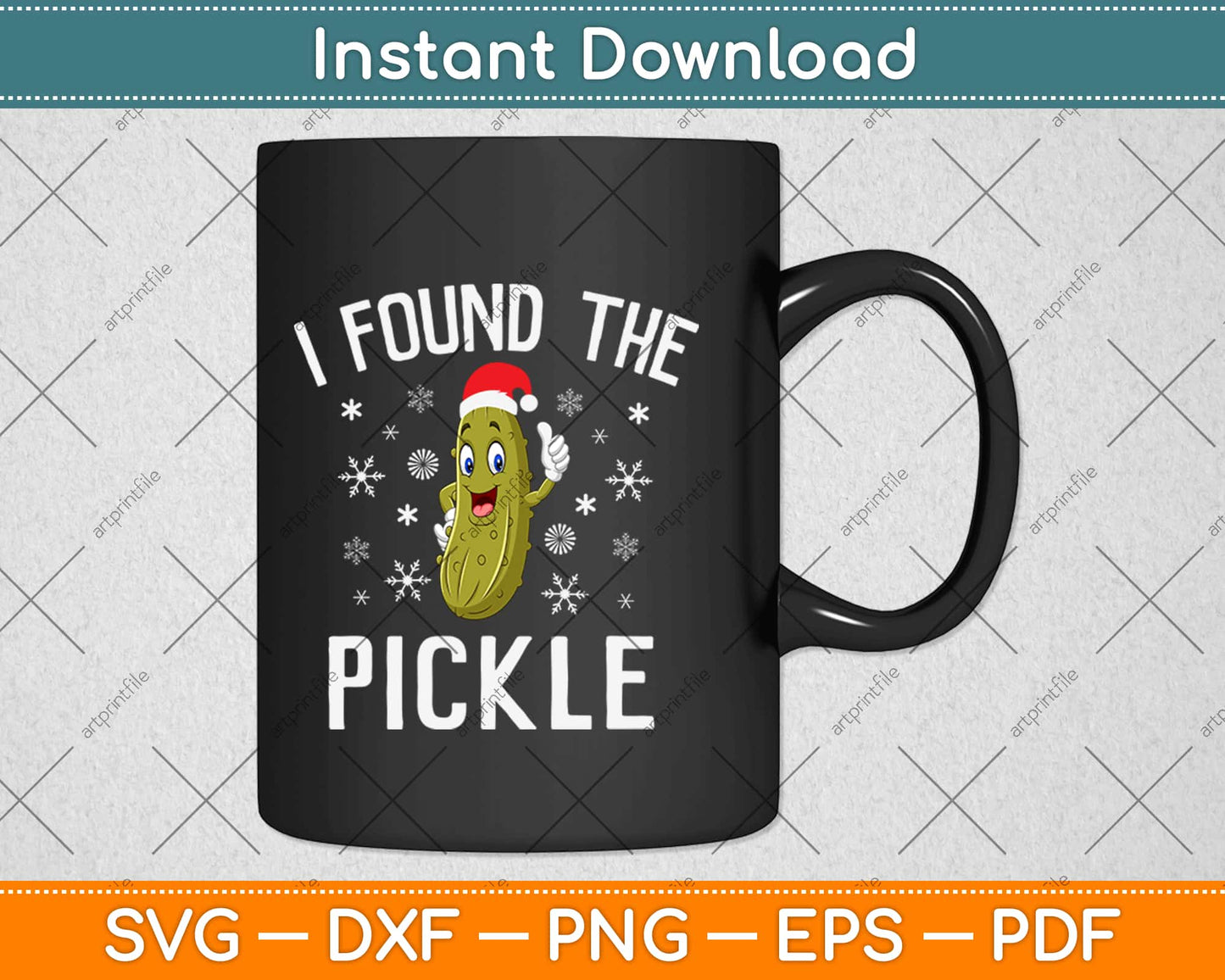 I Found The Dill Pickle German Tradition Christmas Pickle Svg Png Dxf Cutting File