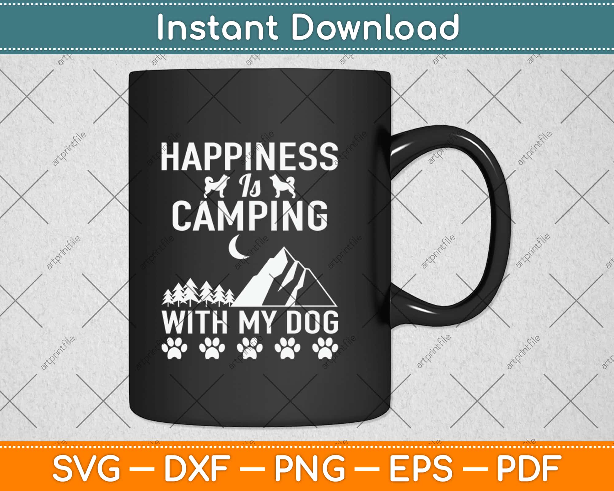 My Pup Goes Camping Mug