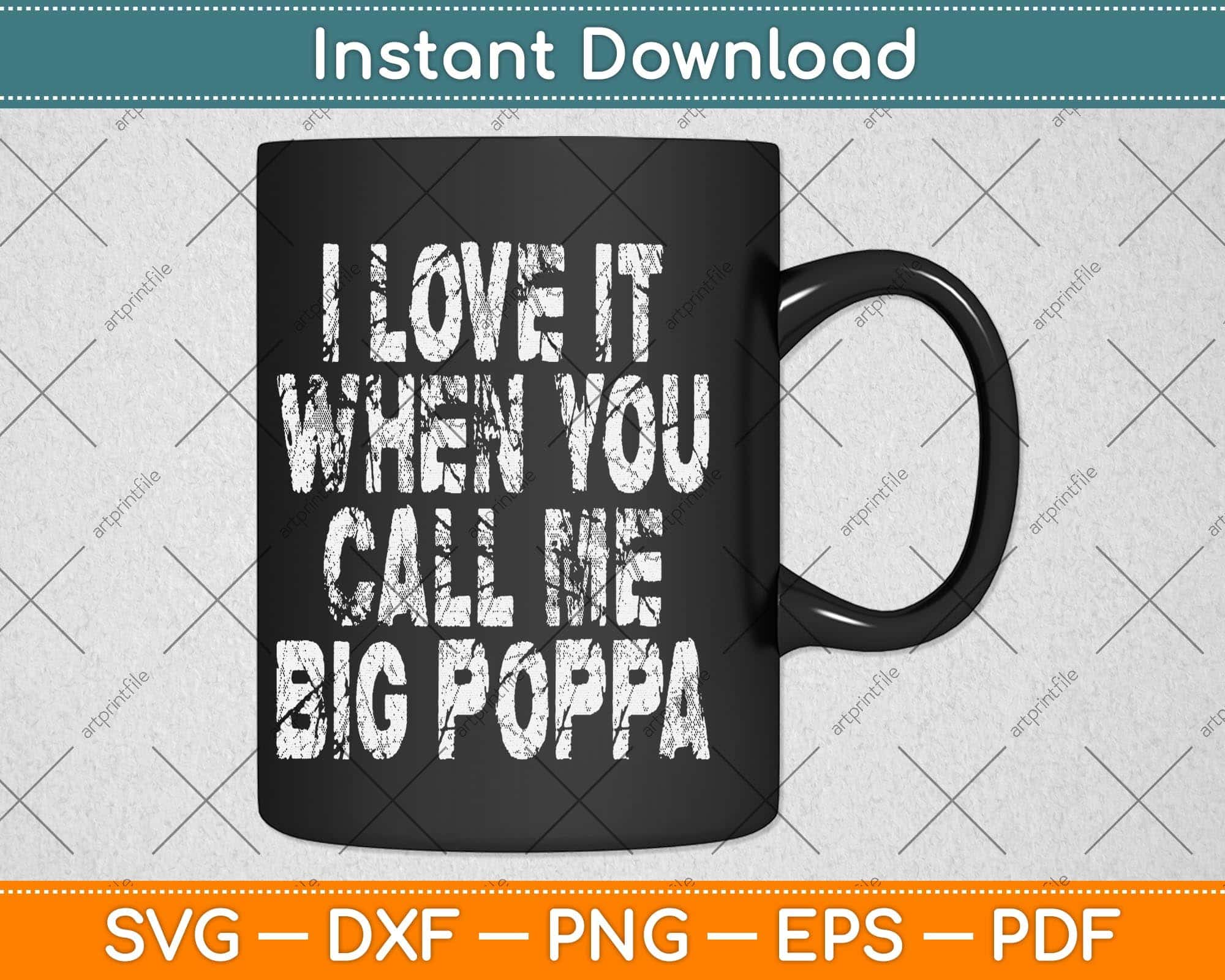 I Love It When You Call Me Big Papa Black Mug