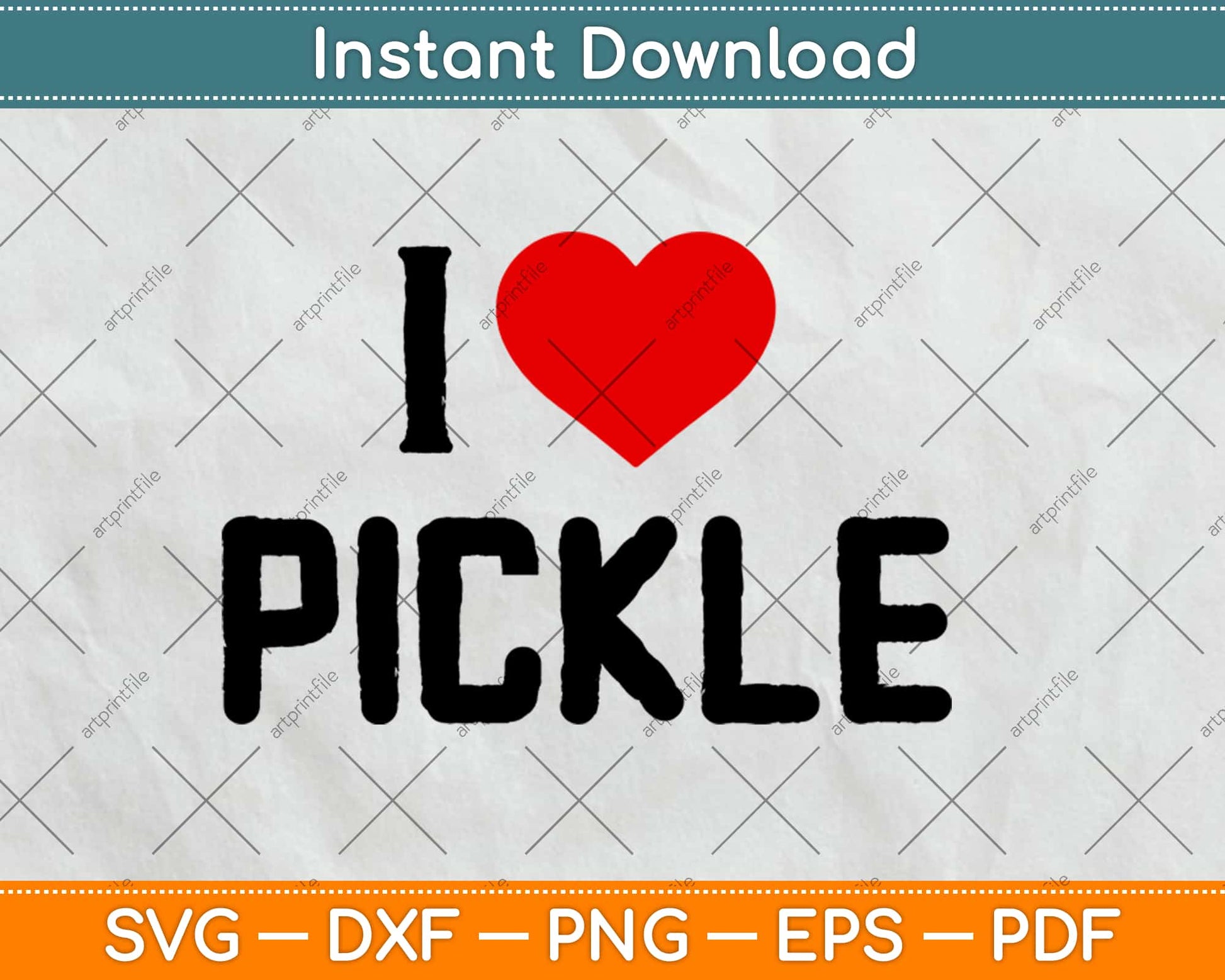 I Love Pickles Svg Design Cricut Printable Cutting Files