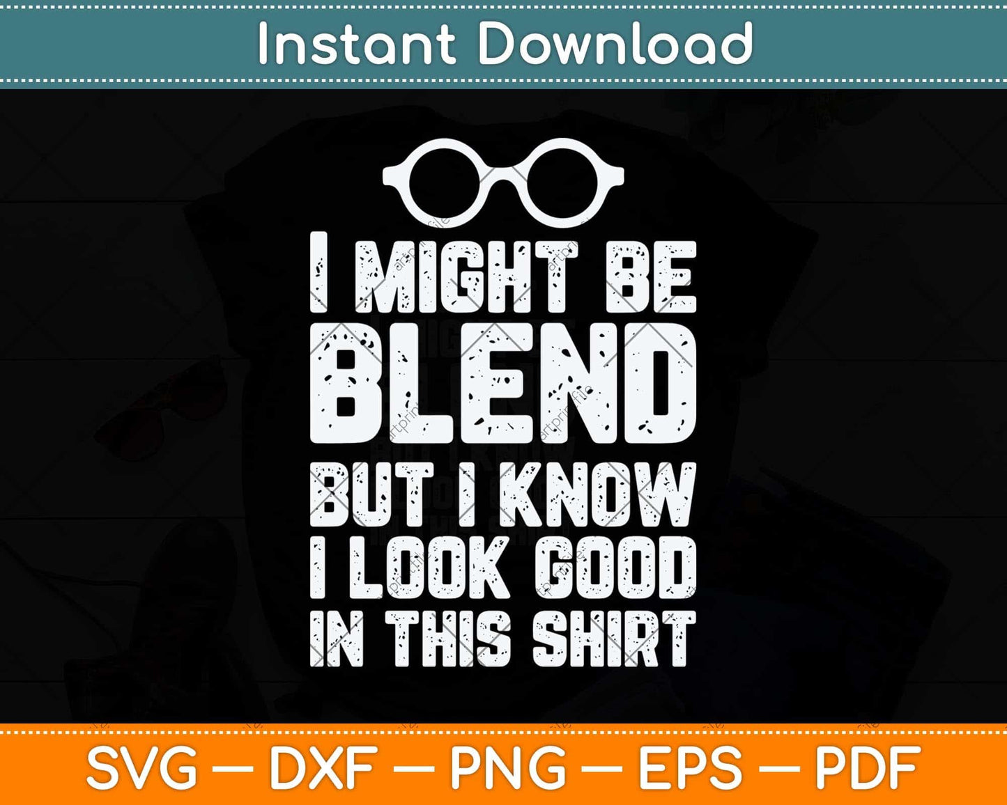 I Might Be Blind Blind Painter Father's Day Svg Png Dxf Digital Cutting File