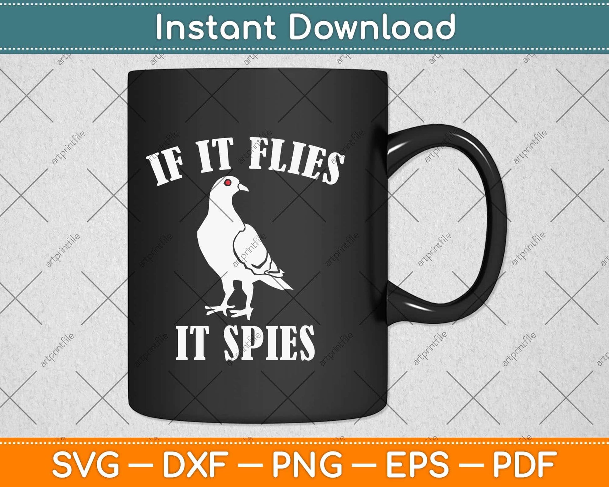 If It Flies It Spies Birds Spie Conspiracy Svg Png Dxf Digital Cutting File