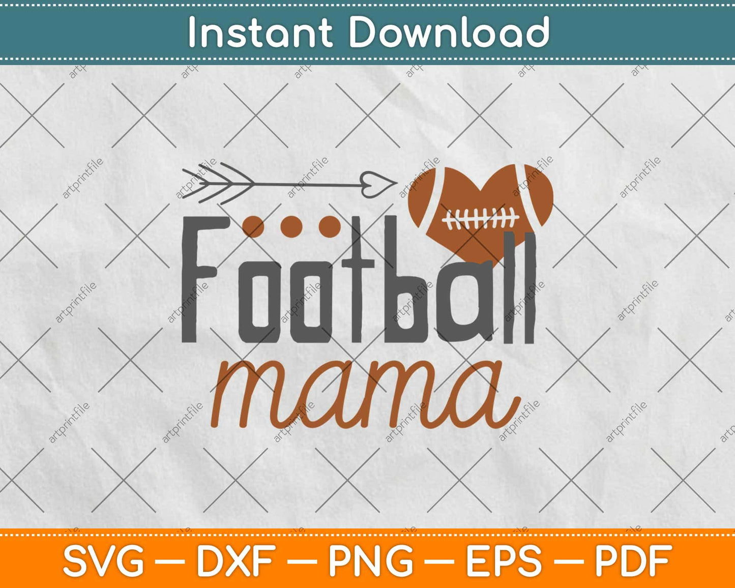I'll Always Be His Biggest Fan Football Moma Svg Design Cricut Printable Files