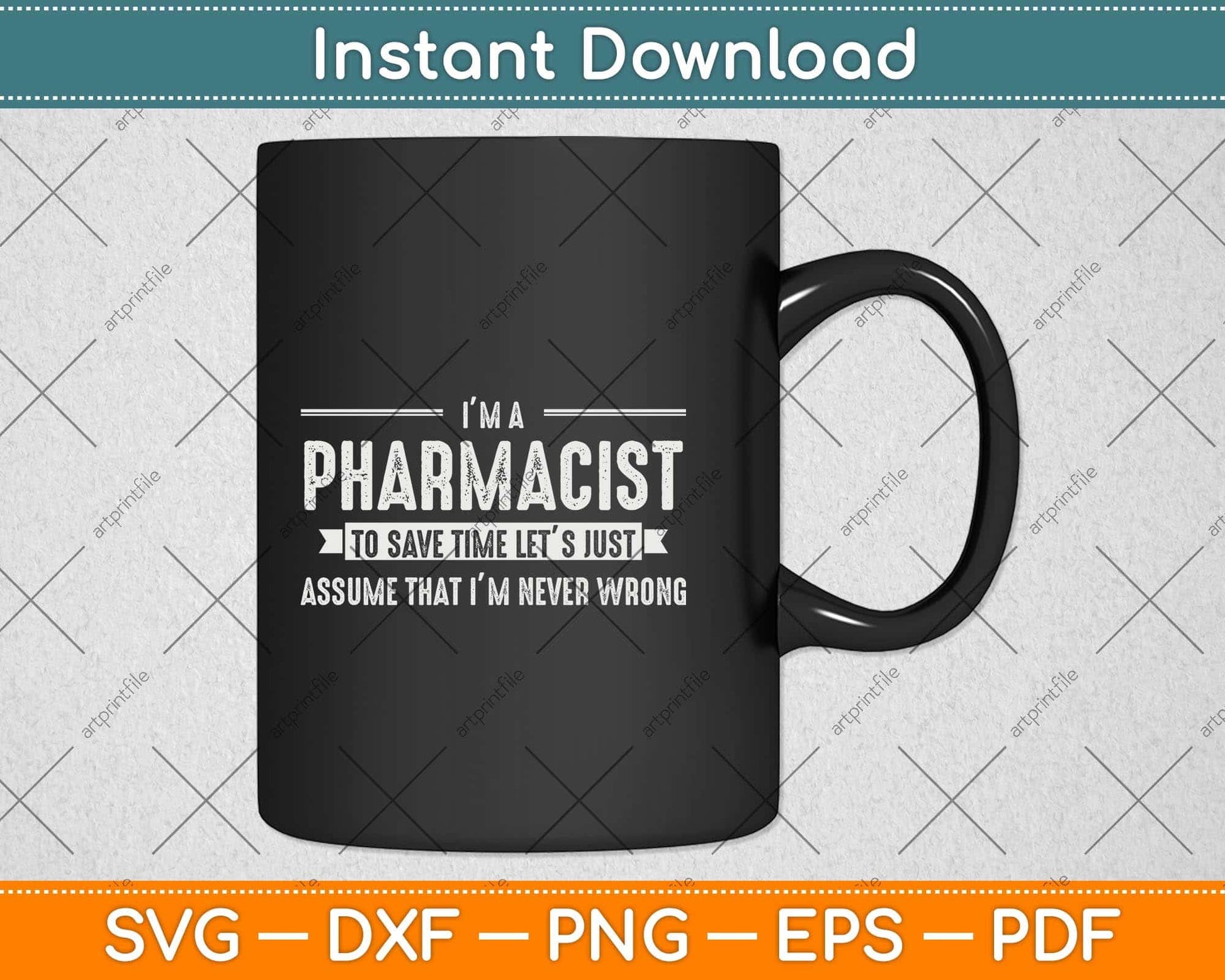 I’m A Pharmacist Never Wrong Pharmacist Svg Png Dxf Digital Cutting File