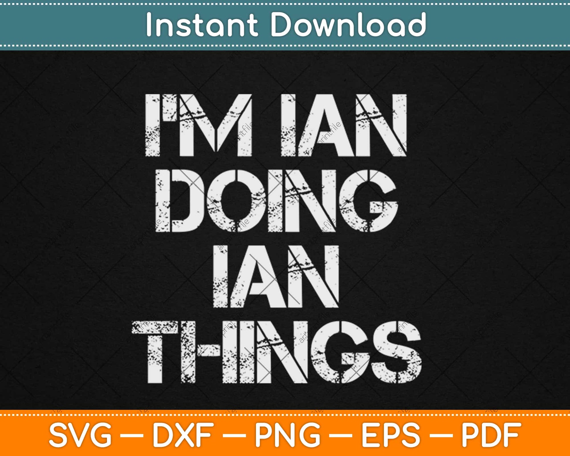 I'm Ian Doing Ian Things Funny Christmas Svg Design Cricut Printable Cutting Files