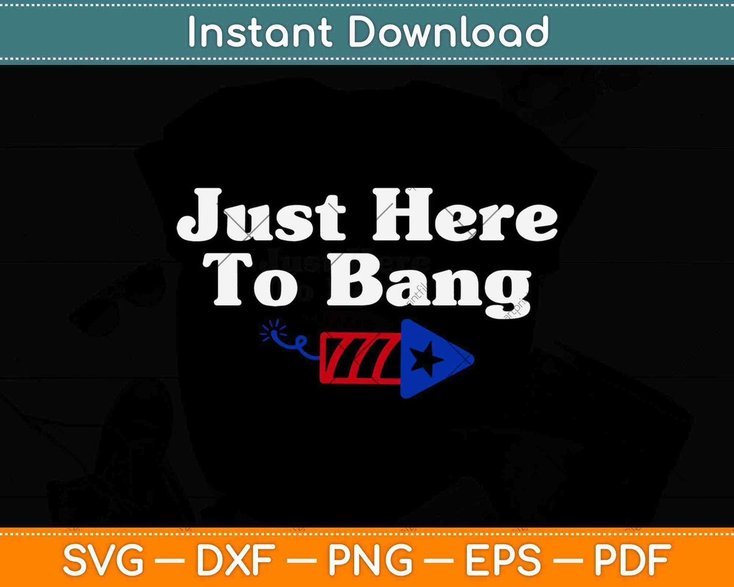 I'm Just Here To Bang Svg Png Dxf Digital Cutting File