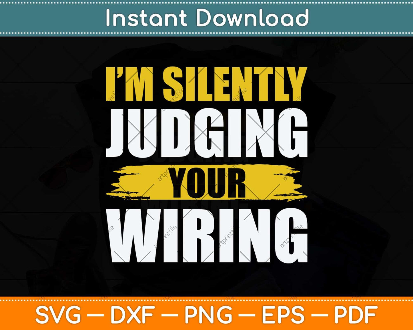 I'm Silently Judging Your Wiring Svg Png Dxf Digital Cutting File