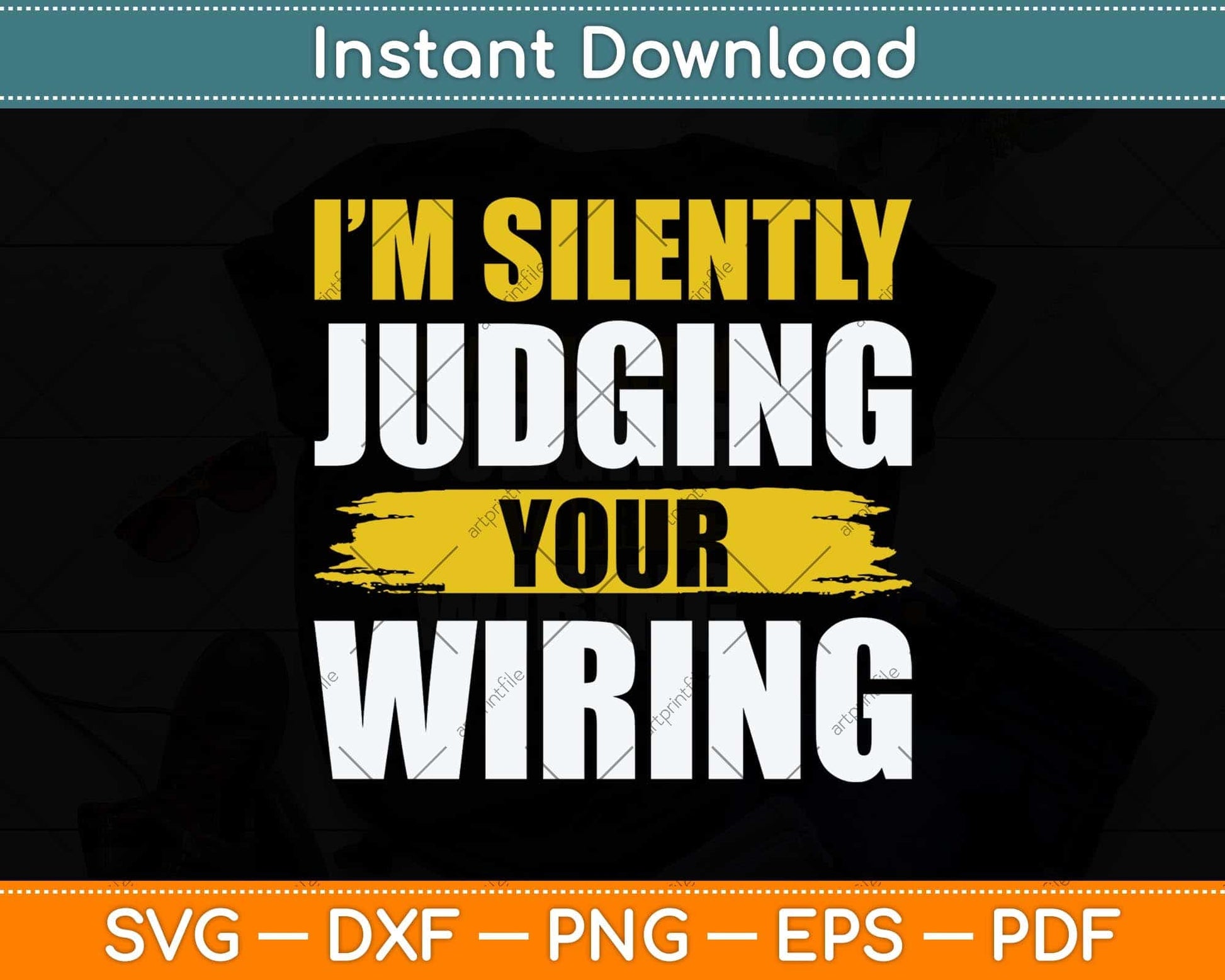 I'm Silently Judging Your Wiring Svg Png Dxf Digital Cutting File