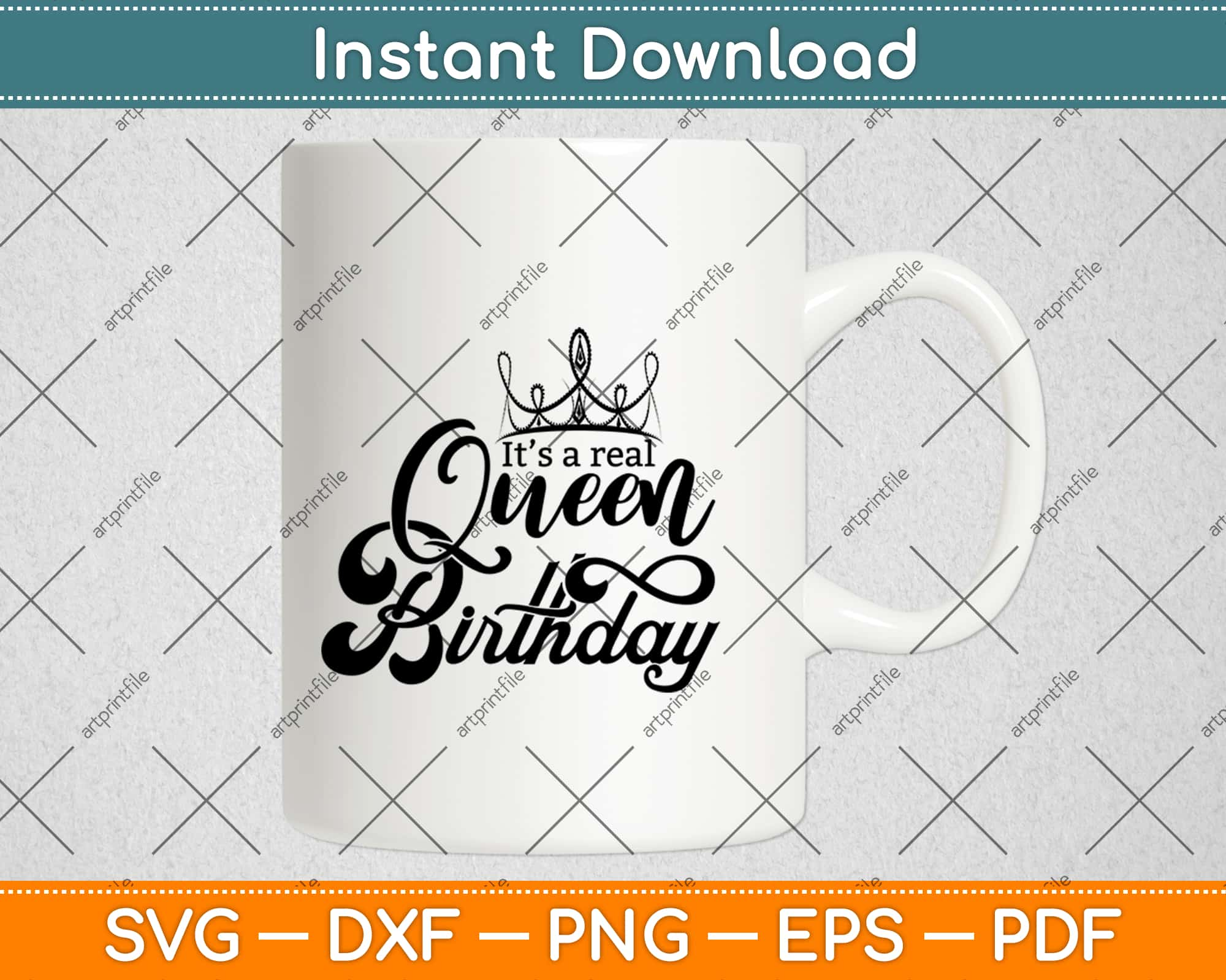 It's My Birthday Svg, Birthday Queen Svg, Birthday Girl Svg