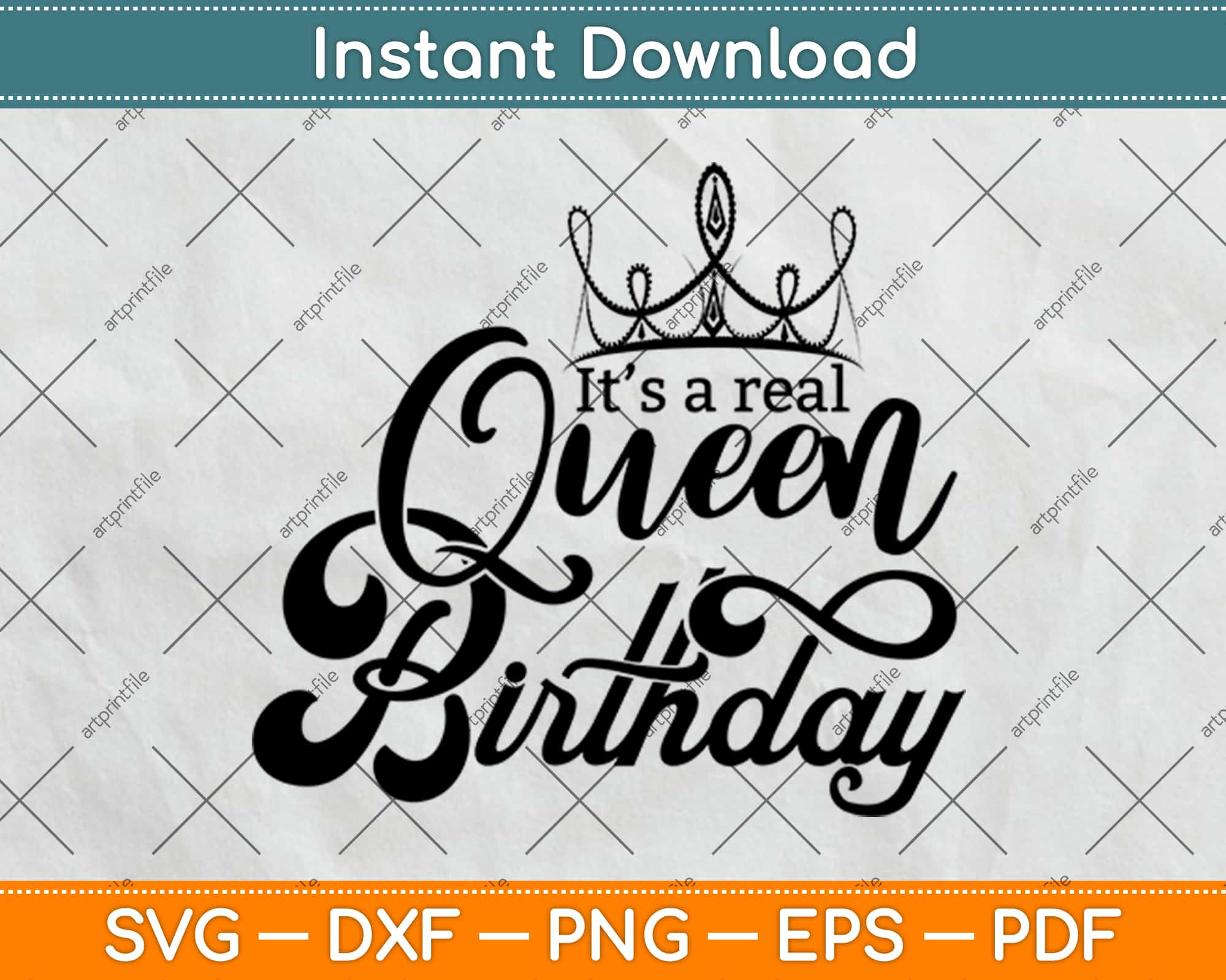 It's My Birthday Svg, Birthday Queen Svg, Birthday Girl Svg