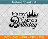 It’s My Birthday Svg Design Cricut Printable Cutting Files