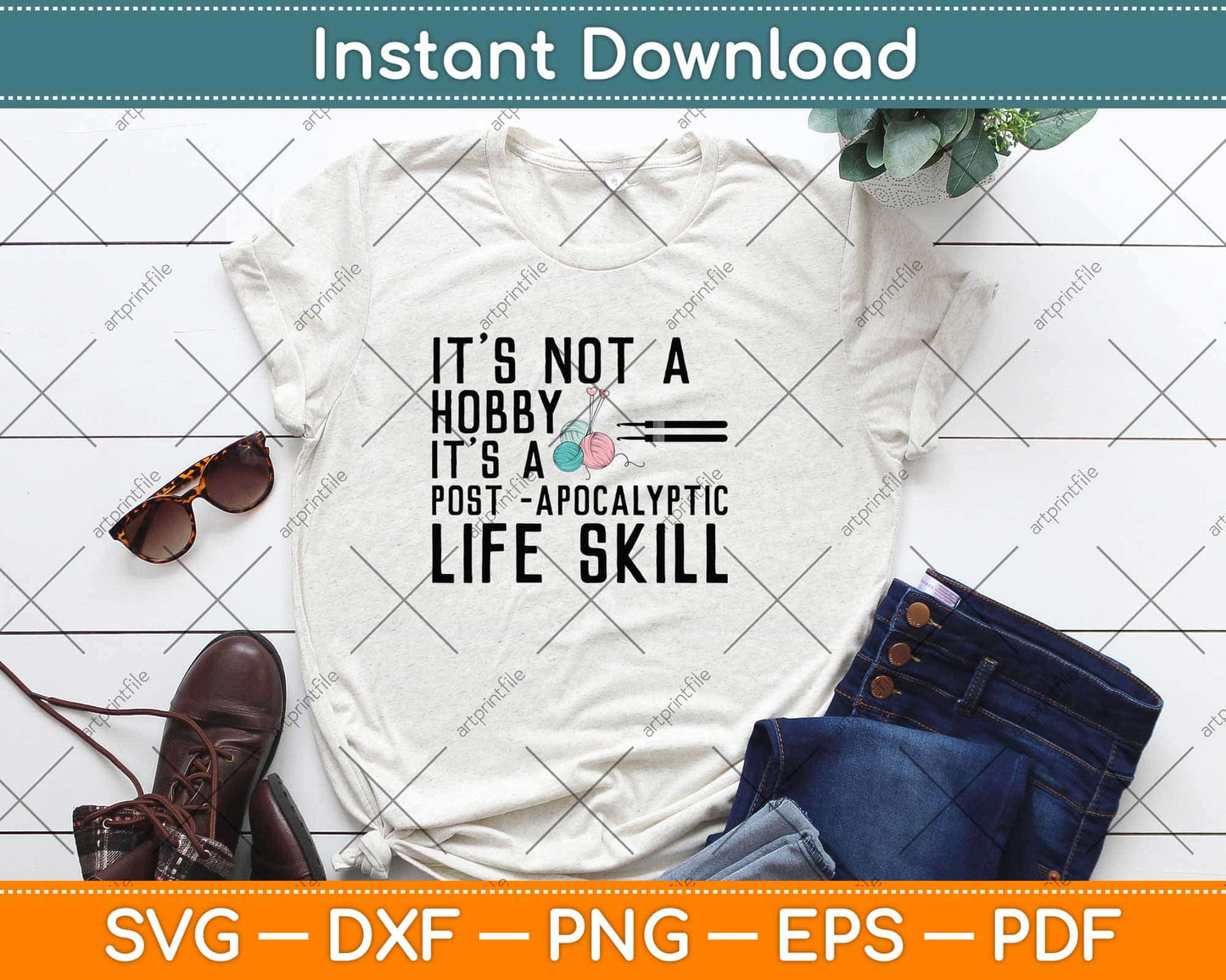 It’s Not A Hobby It’s A Post Apocalyptic Life Skill Svg Design