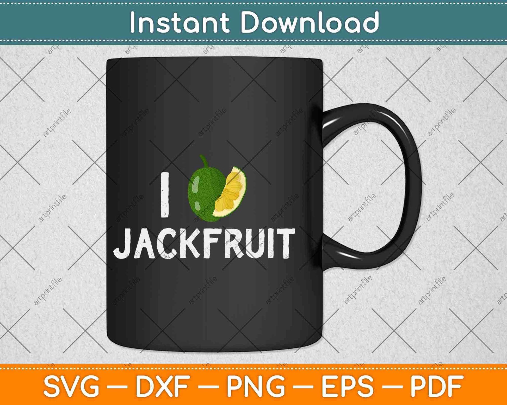 Jackfruit Vegan Vegetarian Jack Fruit Plant Food Diet Keto Svg Png Dxf Cutting File