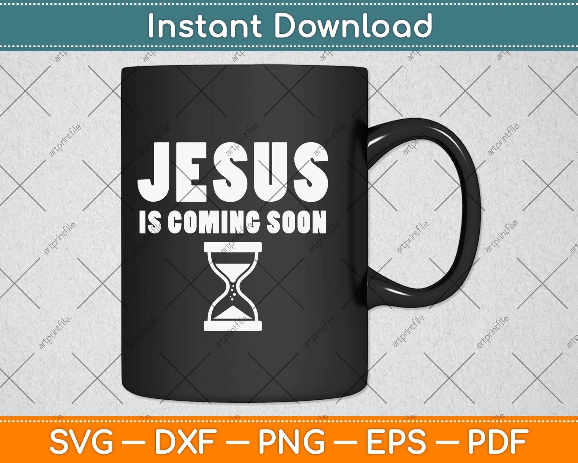 Jesus Is Coming Soon Shirt Countdown till Jesus Svg Png Dxf Digital Cutting File