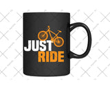 Just Ride Cycling Svg Design Cricut Printable Cutting Files