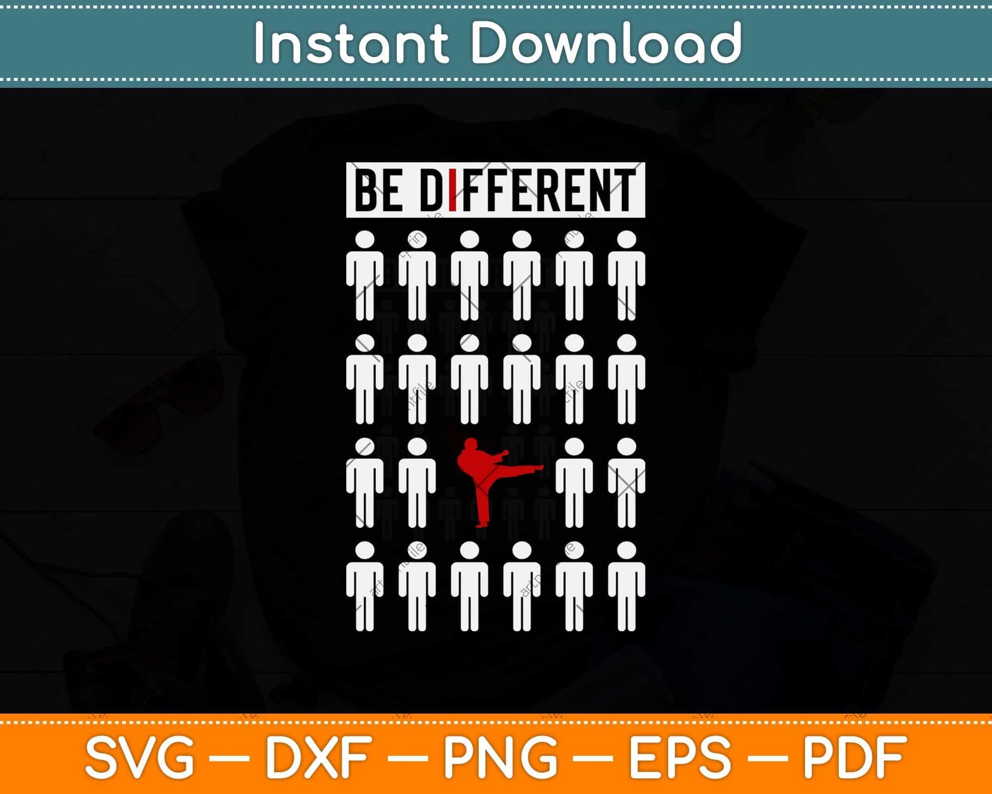 Karate Different Svg Design Cricut Printable Cutting Files