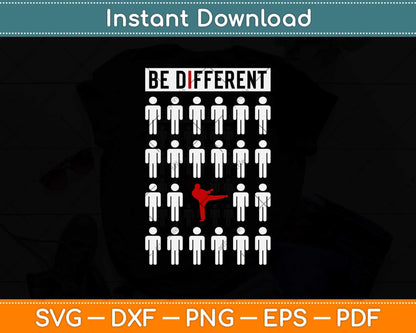 Karate Different Svg Design Cricut Printable Cutting Files