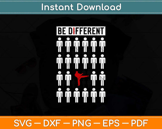 Karate Different Svg Design Cricut Printable Cutting Files