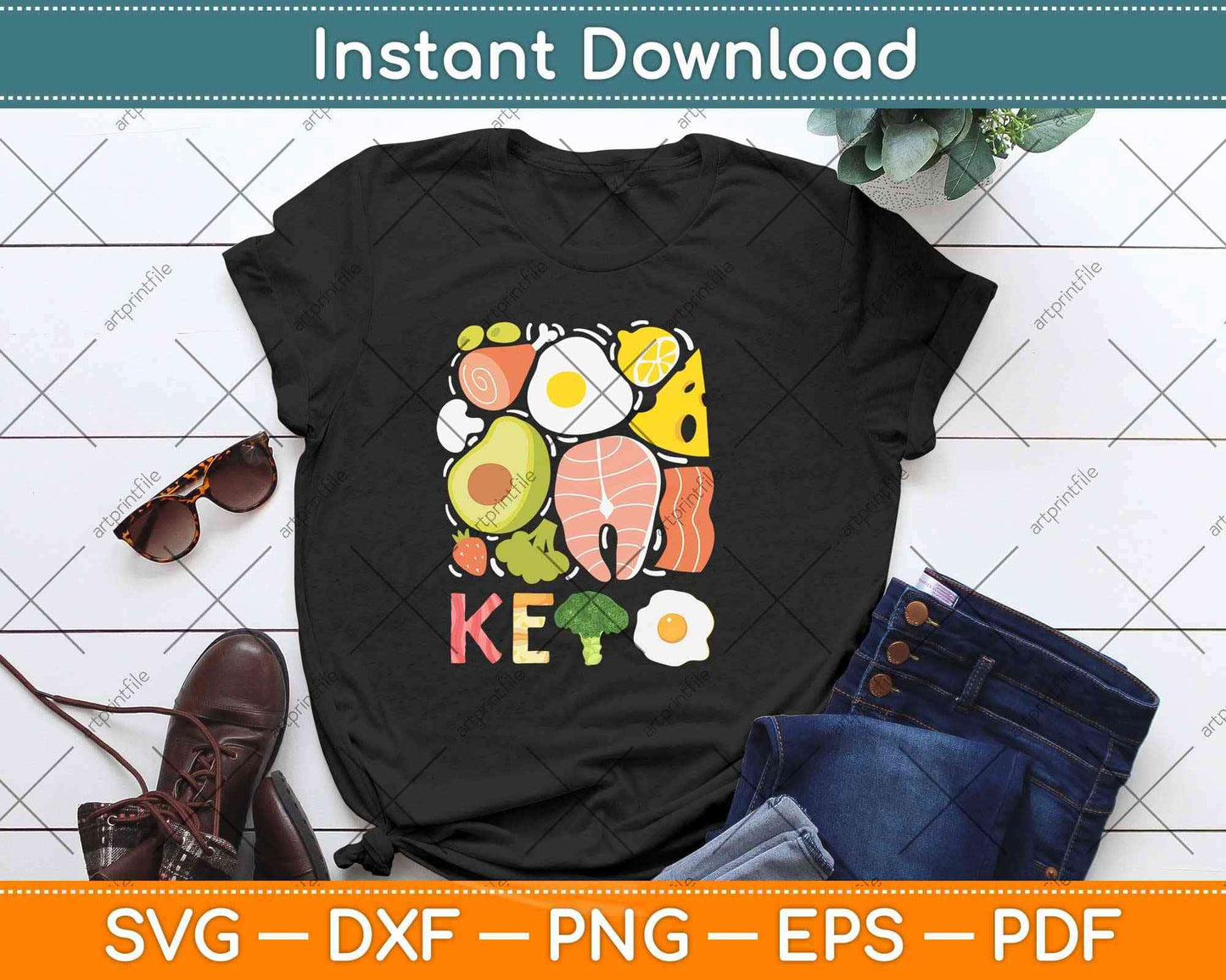 Keto Diet Low Carb High Fat Funny Svg Design
