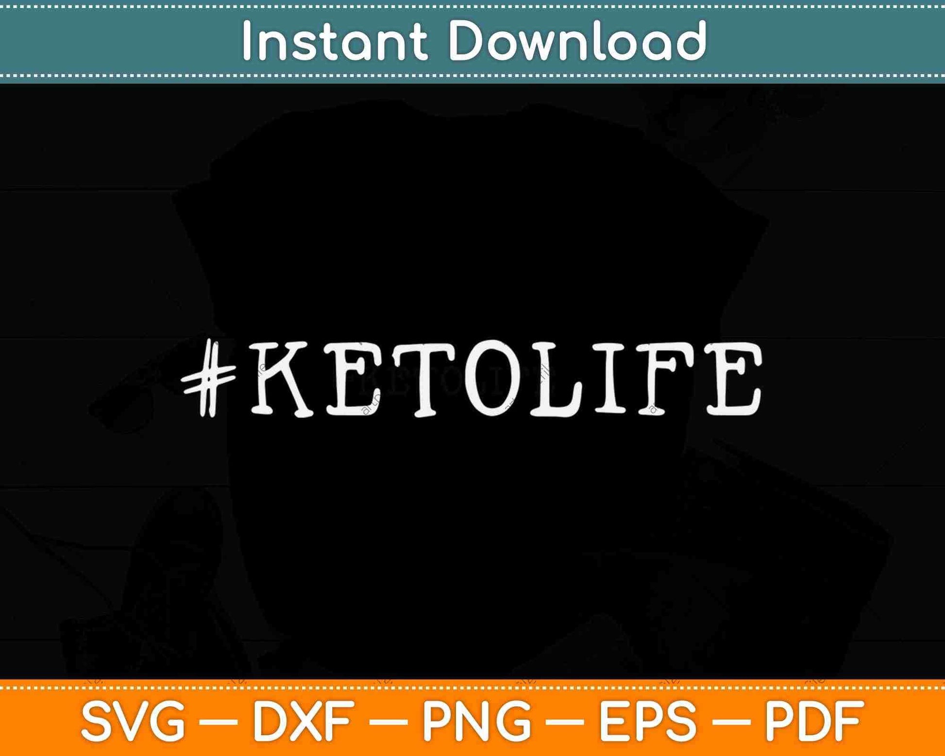 Keto Life Ketogenic Diet Lovers Ketones Fasting Dye Svg Design