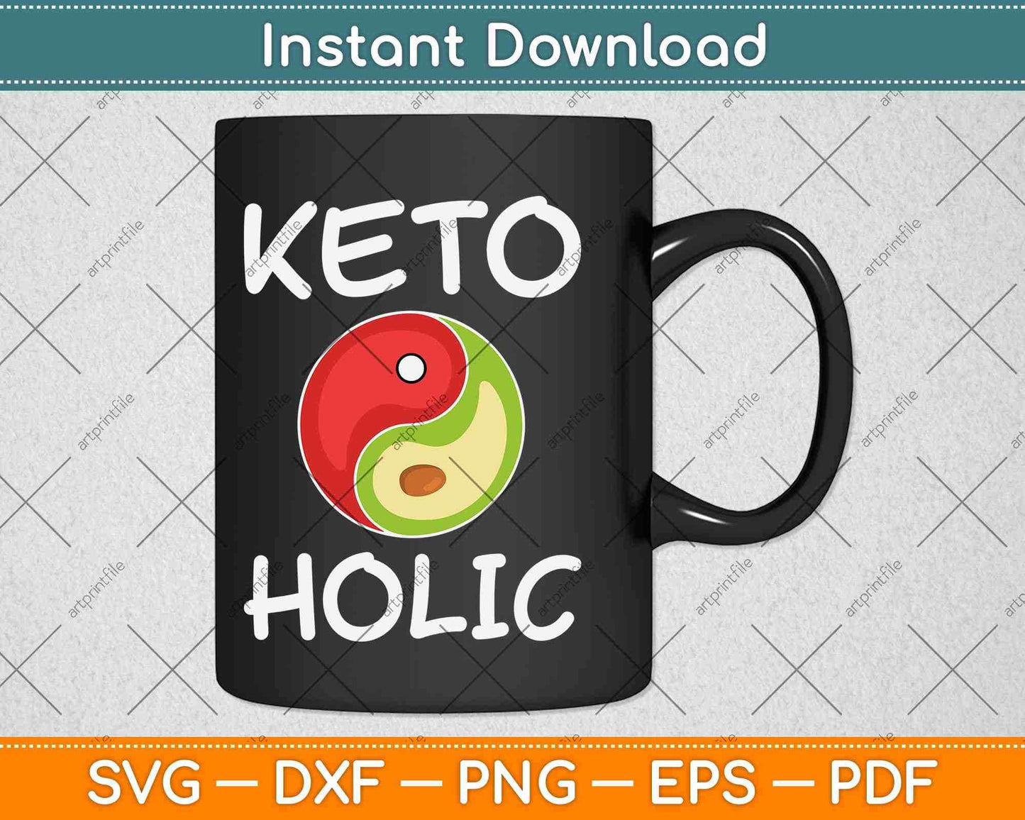 Keto-O-Holic Funny Keto Diet Ketosis Ketogenic Svg Design