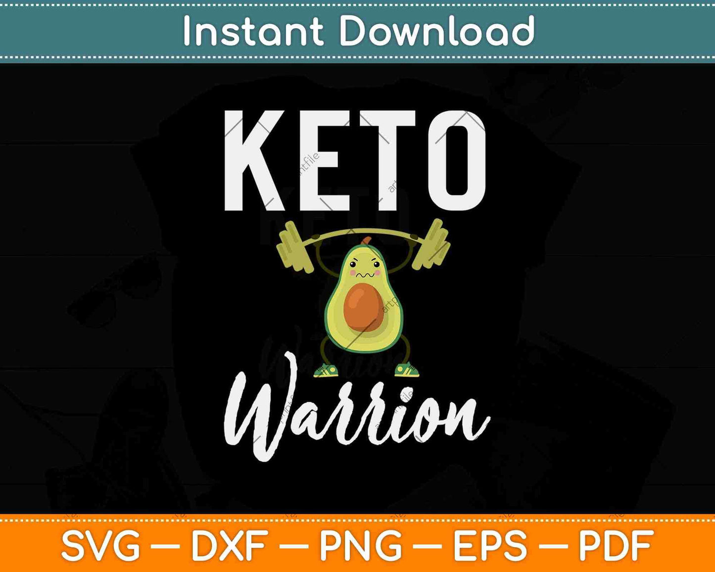 Keto Warrior Ketosis Sport Athlete Svg Design Cricut Printable Cutting Files