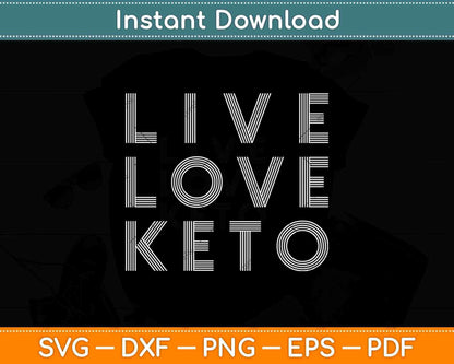 Ketones Keto Low Carb Diet Fitness Svg Design Cricut Printable Cutting Files