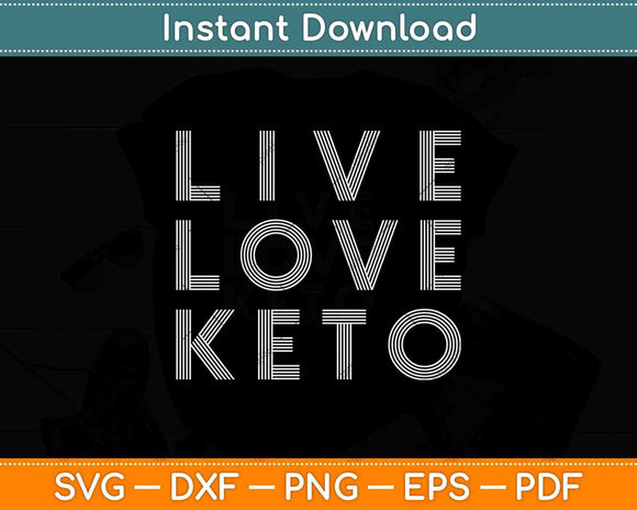 Ketones Keto Low Carb Diet Fitness Svg Design Cricut Printable Cutting Files
