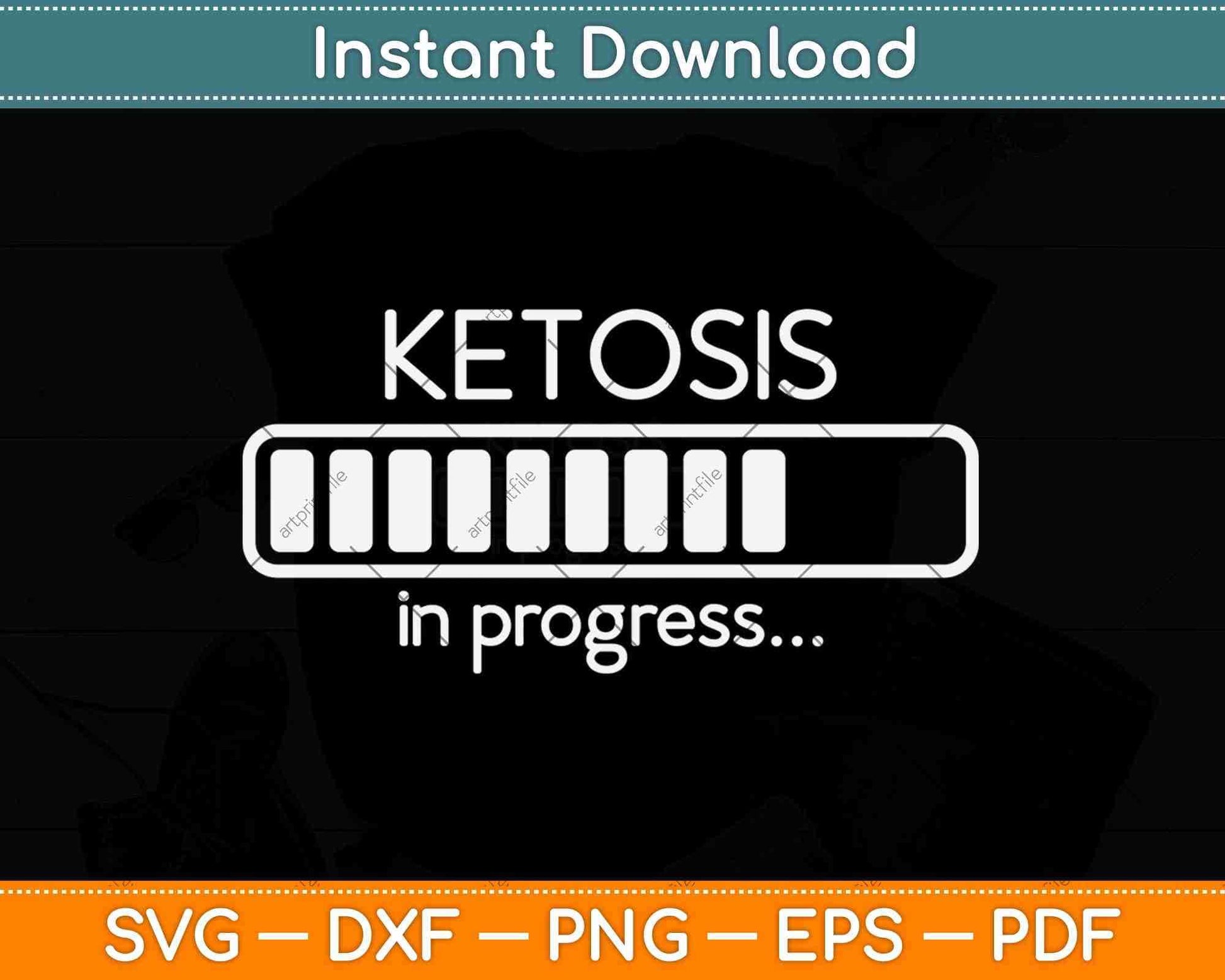 Ketosis In Progress Ketogenic Diet Svg Design