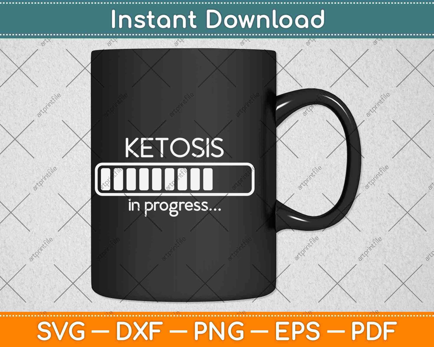 Ketosis In Progress Ketogenic Diet Svg Design