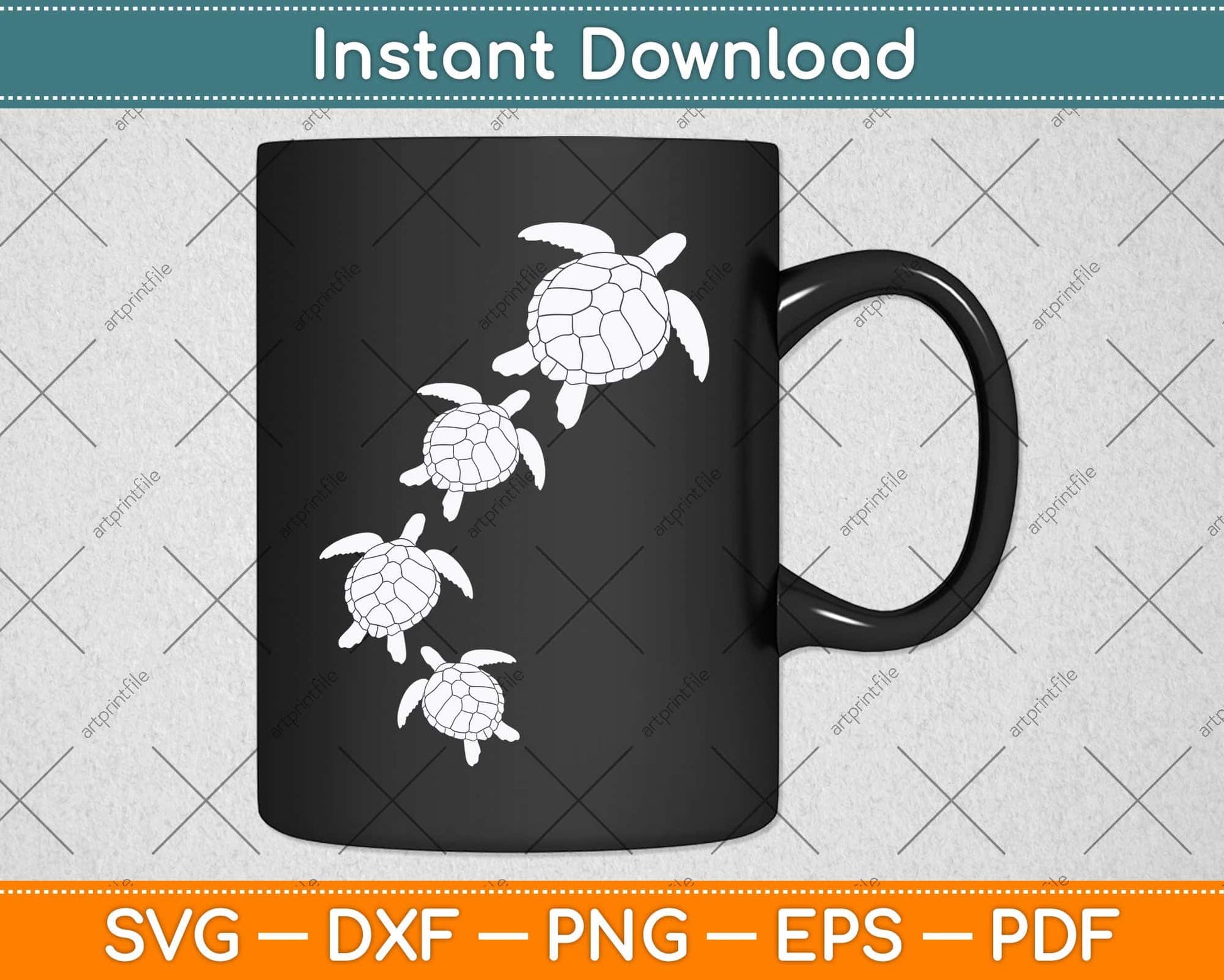 Kimsoong Sea Turtle Svg Png Dxf Digital Cutting File