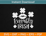Kissably Irish Svg Design Cricut Printable Cutting Files