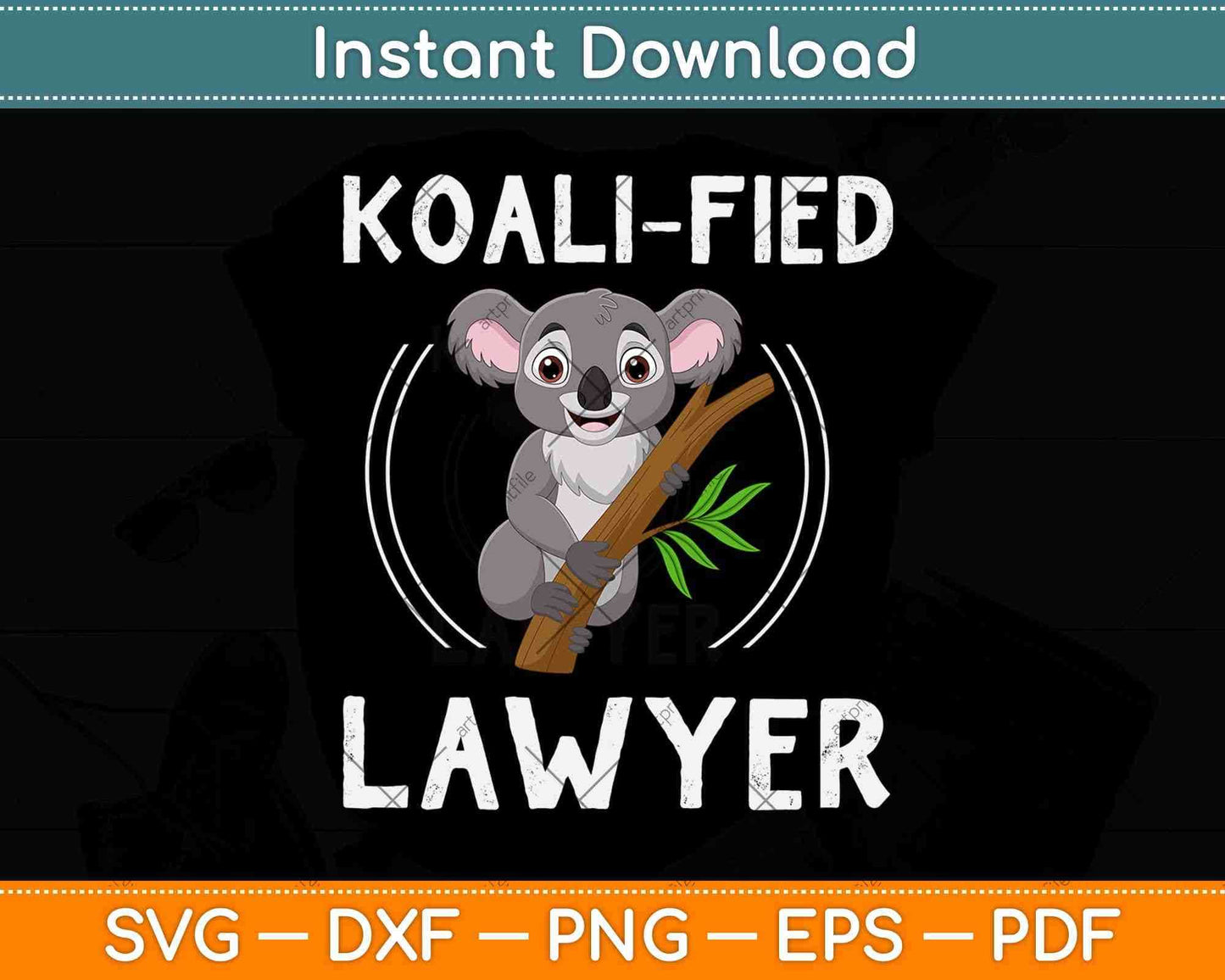 Koalified Lawyer Svg Design Digital Cutting File