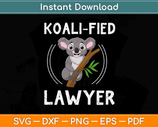 Koalified Lawyer Svg Design Digital Cutting File